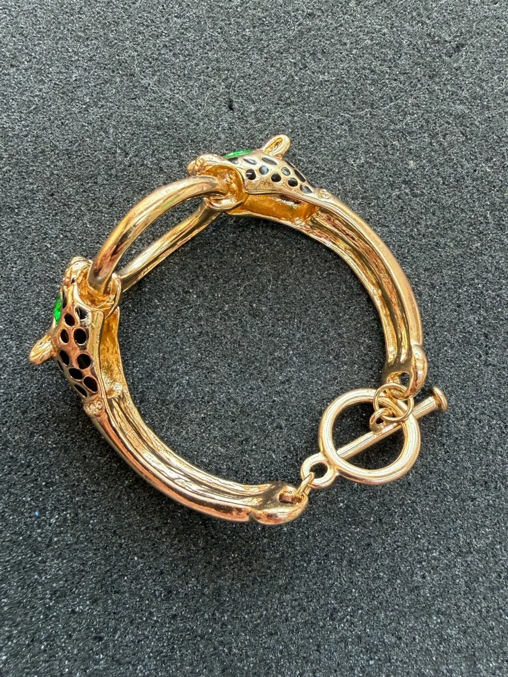 Double Headed Jaguar Head Bracelet